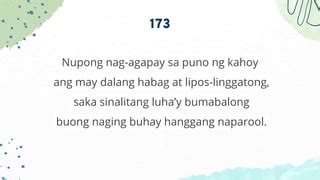 kahulugan ng lipos-linggatong|NALIPOS (Tagalog).